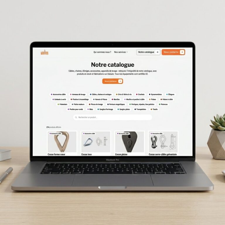 Exemple de site web créé par Webiteasy, agence web en Vendée