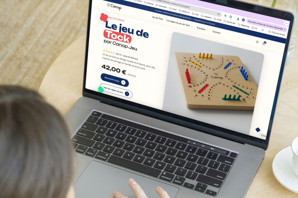 Canop Jeu — réalisation Webiteasy