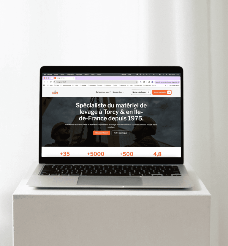 Exemple de site web créé par Webiteasy, agence web en Vendée