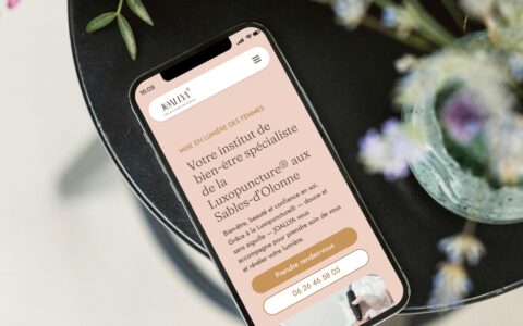 Site Joallya réalisé par Webiteasy