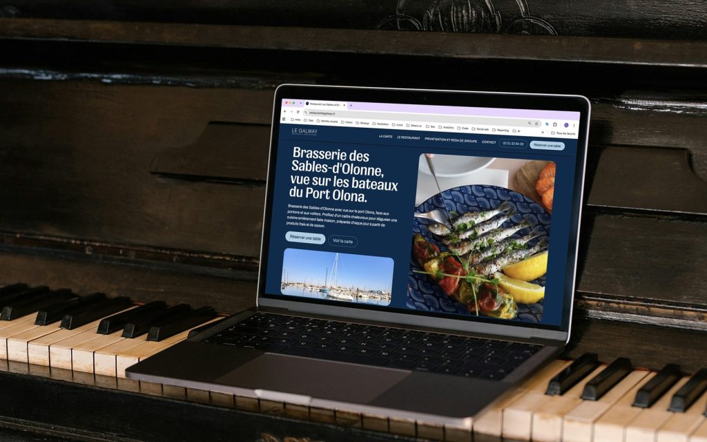 Site Le Galway réalisé par Webiteasy